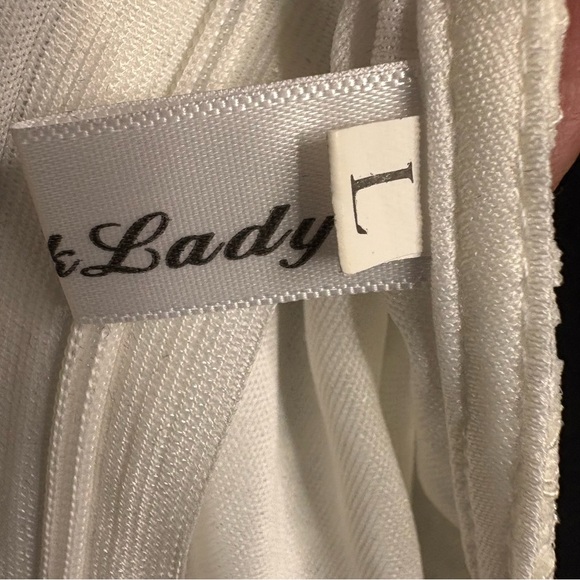 Twink Lady White Floral Lace Dress - Size: Large - Picture 6 of 11